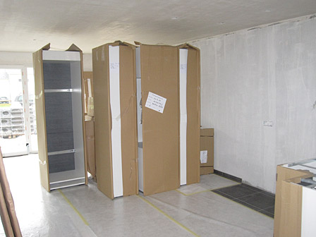 Küche, Bodenplatten