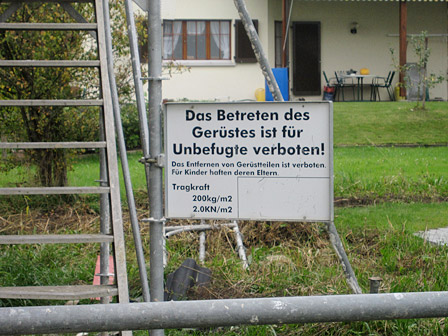 Betreten verboten